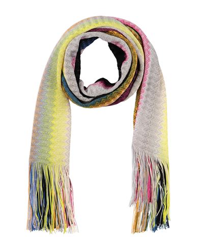 Missoni Woman Scarf Black Size - Viscose In Multi