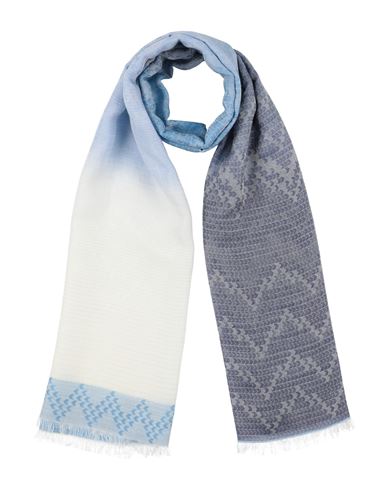 Missoni Woman Scarf Sky Blue Size - Wool, Modal In Blue