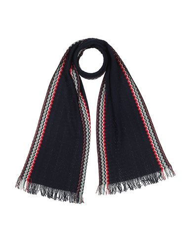 Missoni Man Scarf Midnight Blue Size - Wool In Blue