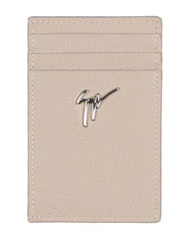Giuseppe Zanotti Man Cardholder Beige Size - Leather In Brown