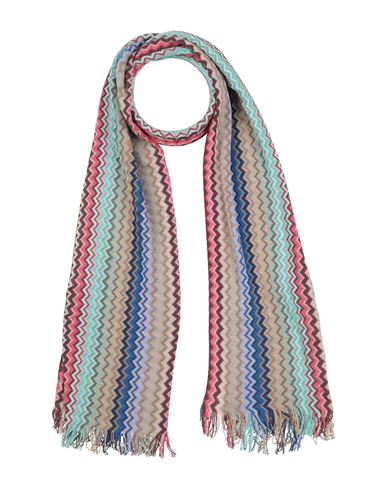 Missoni Man Scarf Beige Size - Cotton In Gray