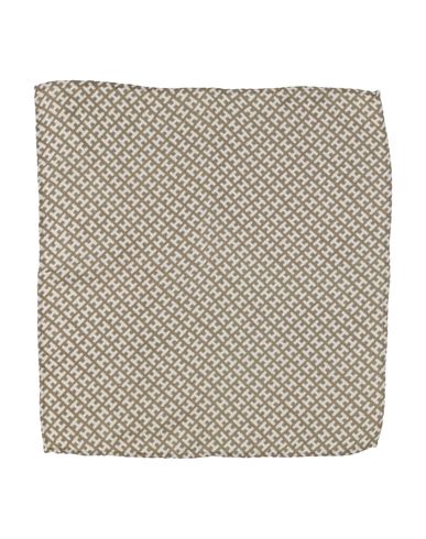 Hemisphere Man Scarf Military Green Size - Cashmere, Silk In Neutral