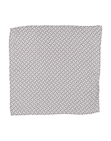 Hemisphere Man Scarf Grey Size - Cashmere, Silk In Gray