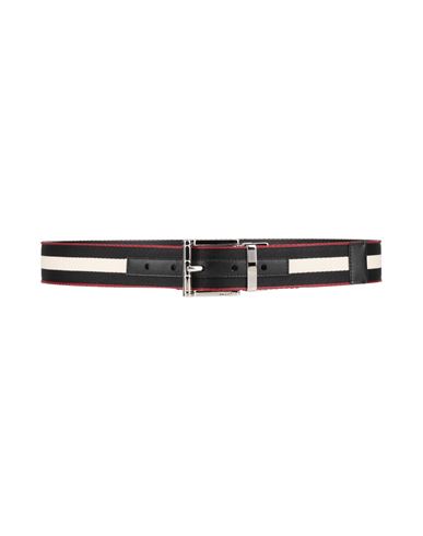 Bally Man Belt Black Size 36 Textile Fibers In Black