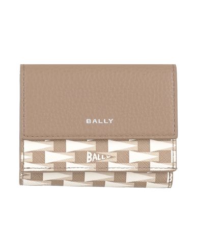 Bally Man Wallet Taupe Size - Leather In Gray