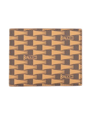 Bally Man Wallet Camel Size - Leather In Sand