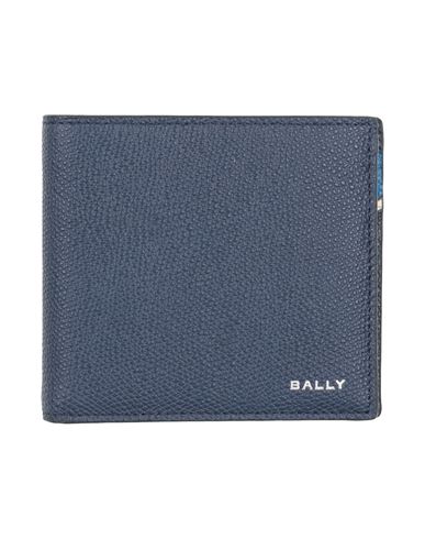 Bally Man Wallet Blue Size - Leather