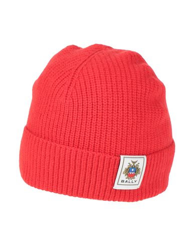 Bally Man Hat Red Size Onesize Merino Wool In Red