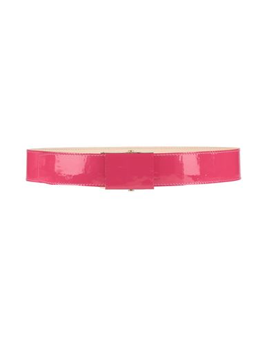 Rochas Woman Belt Fuchsia Size 4 Calfskin In Pink