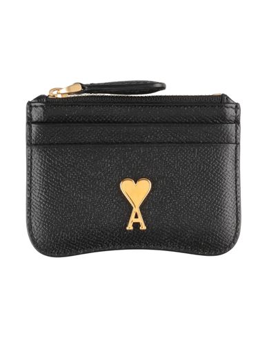 Ami Alexandre Mattiussi Man Cardholder Black Size - Leather