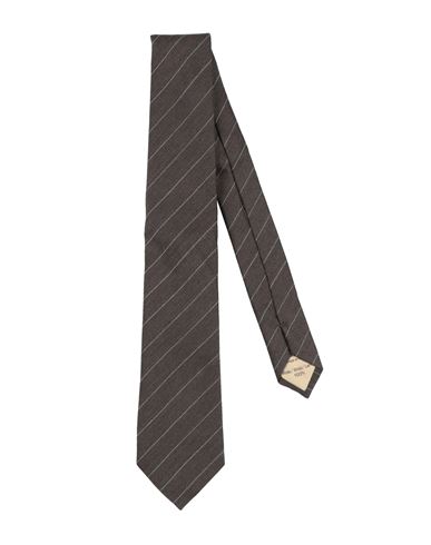 Blick. Man Ties & Bow Ties Dark Brown Size - Wool