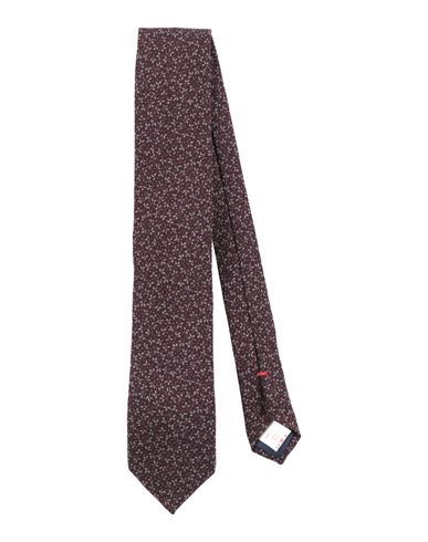Altea Man Ties & Bow Ties Burgundy Size - Wool In Brown