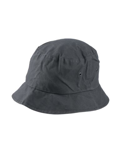 Mackintosh Man Hat Charcoal Size L/xl Cotton In Black
