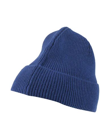 Mackintosh Man Hat Blue Size Onesize Recycled Cashmere In Blue