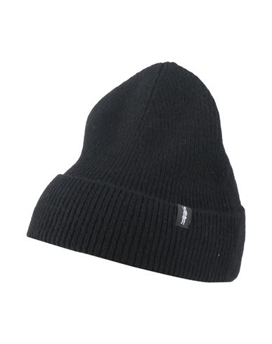 Mackintosh Man Hat Black Size Onesize Recycled Cashmere In Black
