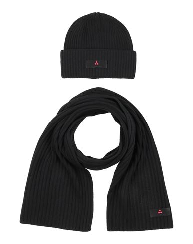 Peuterey Man Accessories Set Black Size M Polyamide, Viscose, Wool, Cashmere