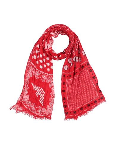 Emporio Armani Junior Toddler Girl Scarf Red Size 4 Viscose In Orange