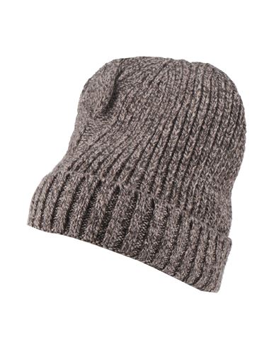 Eleventy Man Hat Dark Brown Size Onesize Wool, Viscose, Polyamide, Cashmere In Brown