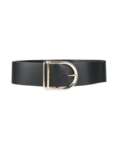 Pinko Woman Belt Black Size L Leather In Black