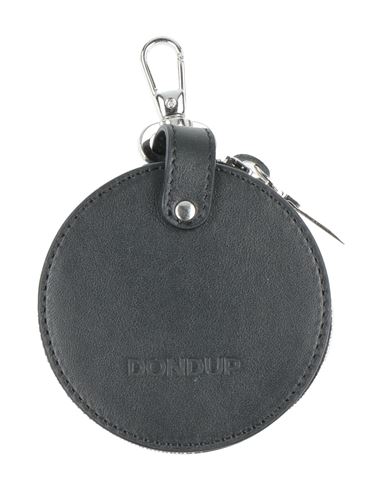 Dondup Woman Coin Purse Black Size - Leather In Brown