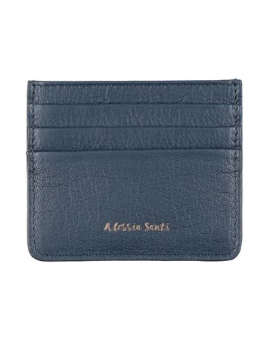 Alessia Santi Woman Cardholder Midnight Blue Size - Leather