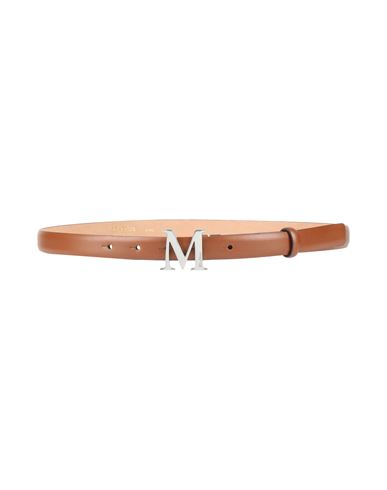 Dior Woman Belt Brown Size S Leather In Brown