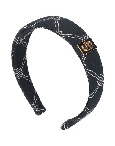 Elisabetta Franchi La Mia Bambina Newborn Girl Hair Accessory Black Size - Textile Fibers In Black