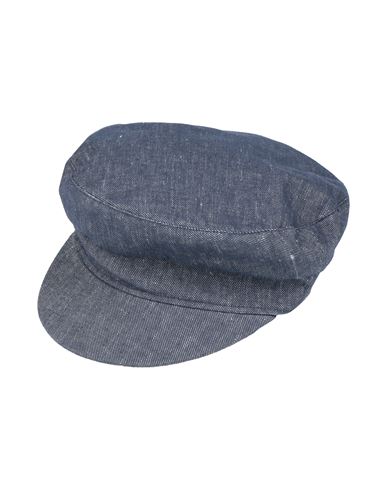 Fabiana Filippi Denim Baker Boy Cap In Blue