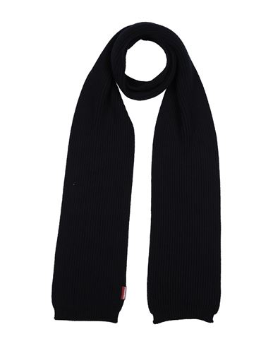 Dsquared2 Man Scarf Midnight Blue Size - Wool In Black