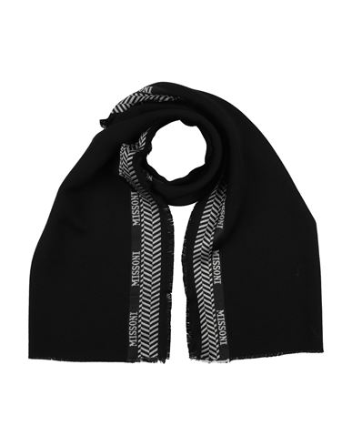 Missoni Woman Scarf Black Size - Wool, Acrylic, Silk In Black