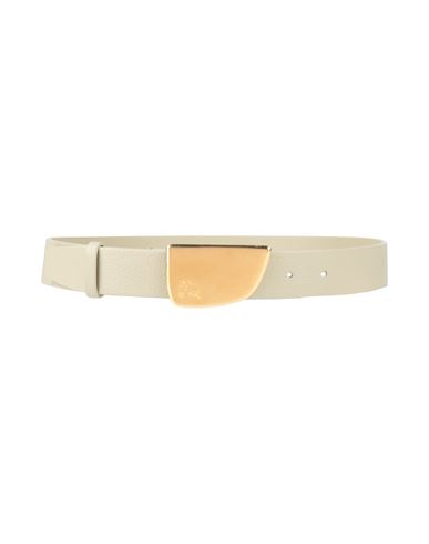 Burberry Woman Belt Beige Size L Calfskin In Brown