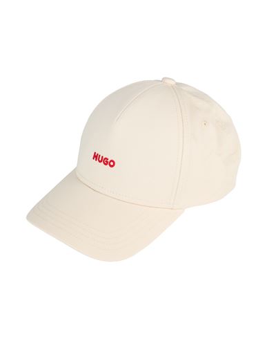 Hugo Boss Hugo Man Hat Ivory Size Onesize Cotton In White