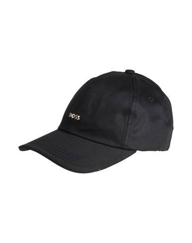 Hugo Boss Boss Man Hat Black Size Onesize Cotton In Black