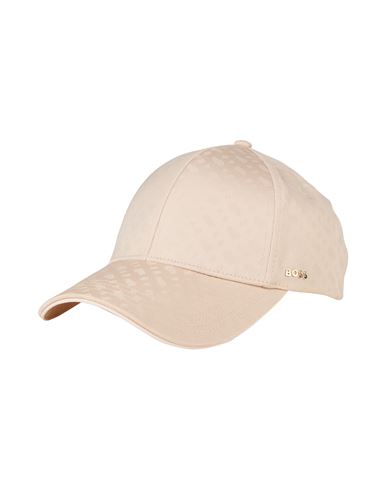 Hugo Boss Boss Man Hat Beige Size Onesize Polyester In Neutral