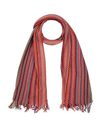 Missoni Man Scarf Red Size - Cotton In Brown