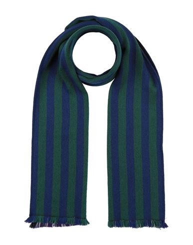 Missoni Man Scarf Green Size - Wool In Blue