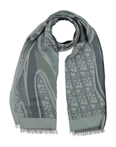 Alessia Santi Woman Scarf Navy Size - Cotton, Modal In Multi
