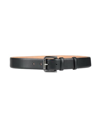 Max Mara Man Belt Black Size M Calfskin In Black