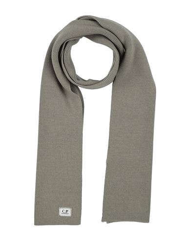 C.p. Company C. P. Company Man Scarf Grey Size - Virgin Wool, Polyester In Brown