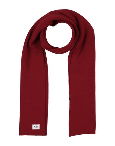 C.p. Company C. P. Company Man Scarf Burgundy Size - Virgin Wool, Polyester In Brown
