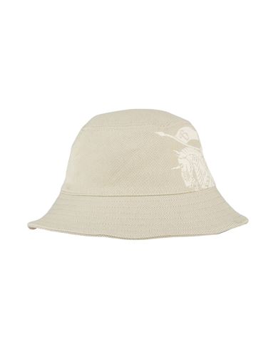 Burberry Man Hat Beige Size M Cotton, Polyester In White