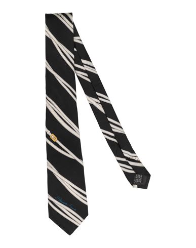 Elisabetta Franchi Man Ties & Bow Ties Black Size - Silk In Black