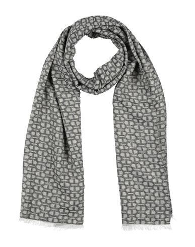 Twinset Woman Scarf Light Grey Size - Viscose, Modal, Polyamide, Metallic Polyester In Multi