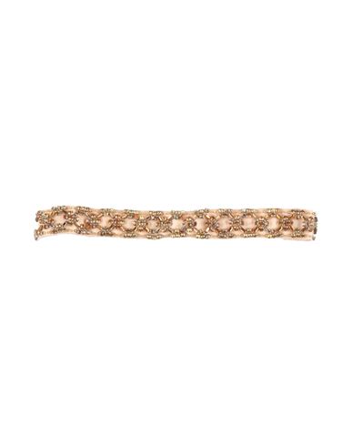 Elisabetta Franchi Woman Hair Accessory Blush Size - Silk In Gold