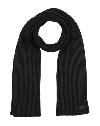 C.p. Company C. P. Company Man Scarf Charcoal Size - Polyester, Wool, Polyamide In Gray