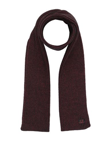 C.p. Company C. P. Company Man Scarf Burgundy Size - Polyester, Wool, Polyamide In Red