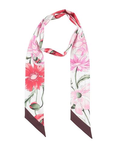 Ferragamo Woman Scarf White Size - Silk