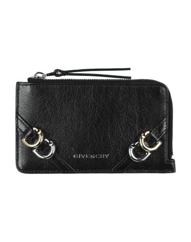Givenchy Woman Cardholder Black Size - Cowhide In Black