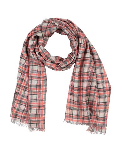 Faliero Sarti Woman Scarf Coral Size - Modal, Cotton, Cashmere In Multi