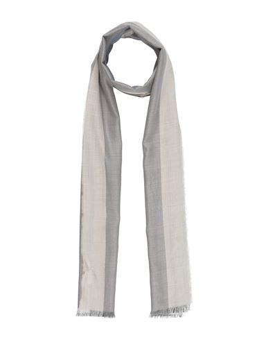Ferragamo Man Scarf Beige Size - Silk, Linen In Sand
